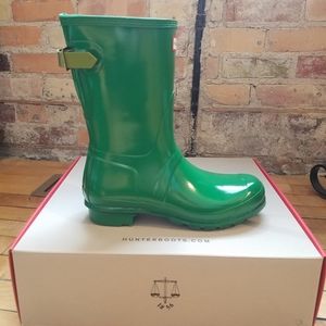 Hunter Original Short Back Adjustable Boot Gloss